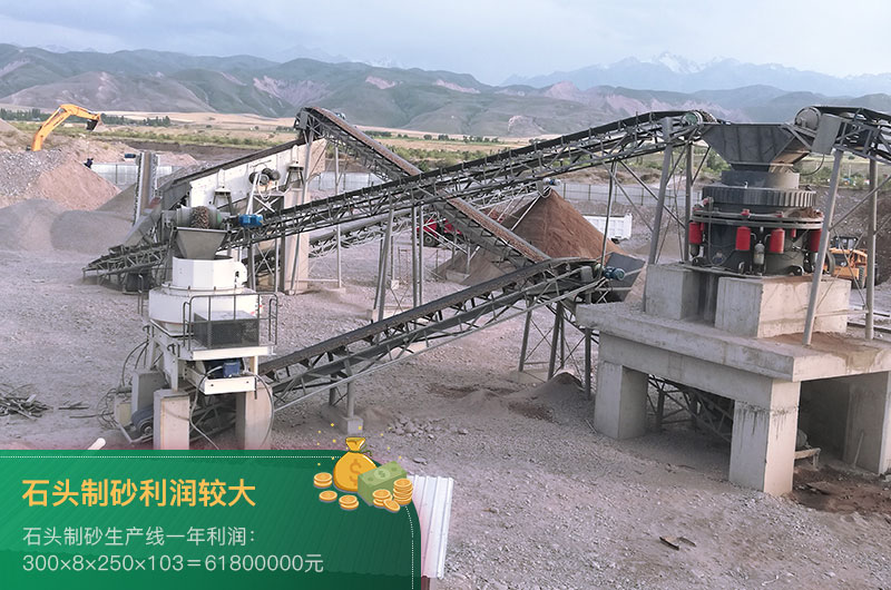 石頭制砂生產(chǎn)線(xiàn)利潤較大 石頭制砂生產(chǎn)線(xiàn)利潤較大